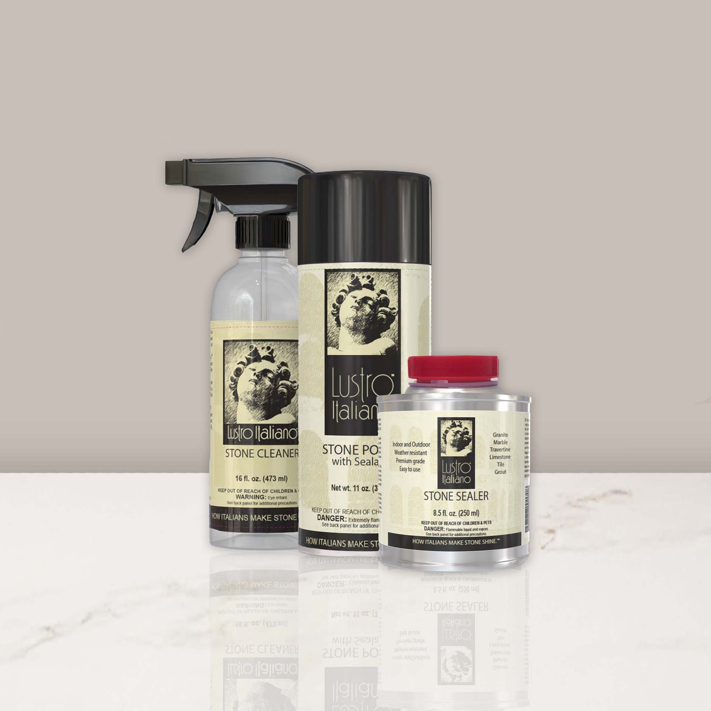 Professional Counter Top Reseal Kit - Lustro Italiano