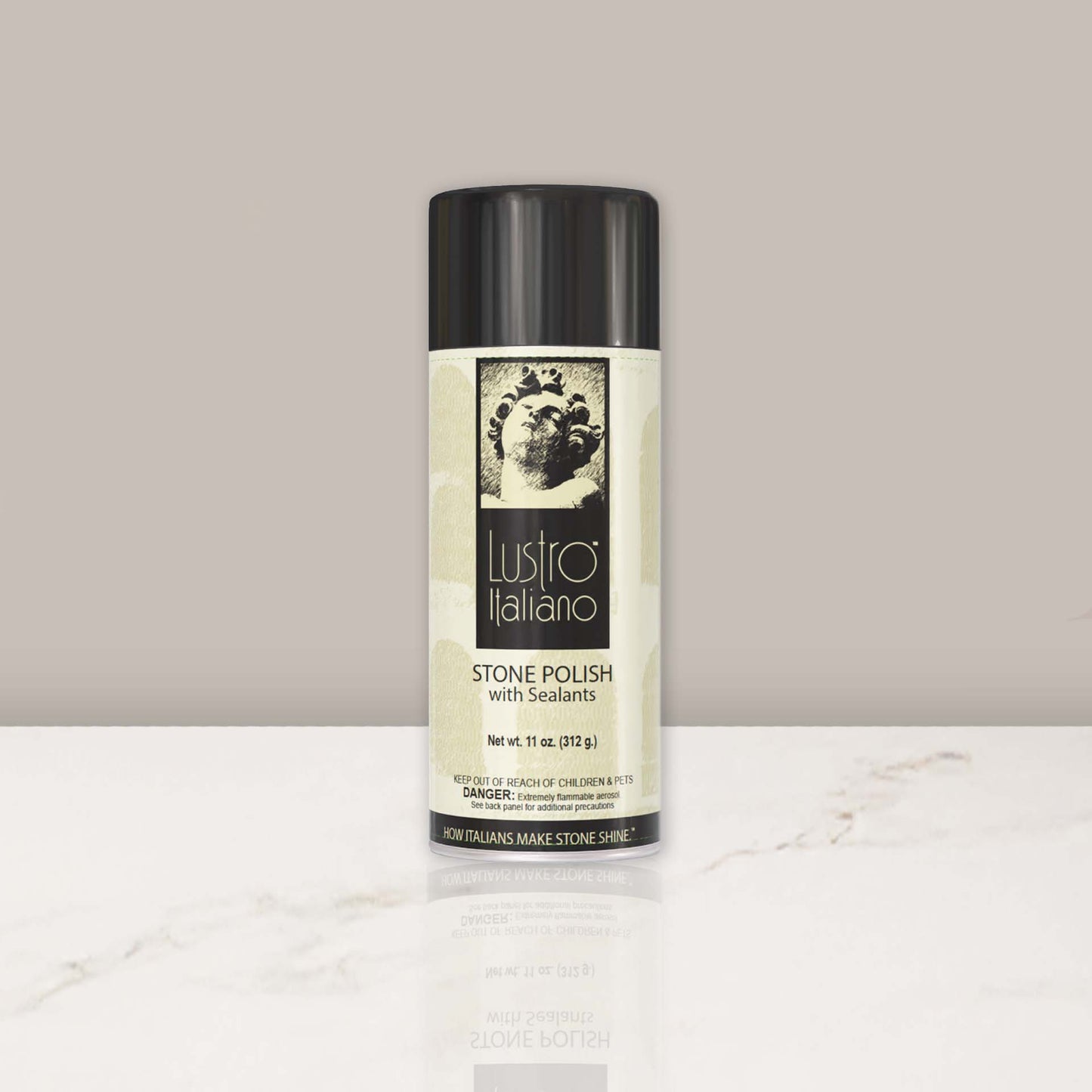 Stone Polish & Sealer Spray (11oz) - Lustro Italiano