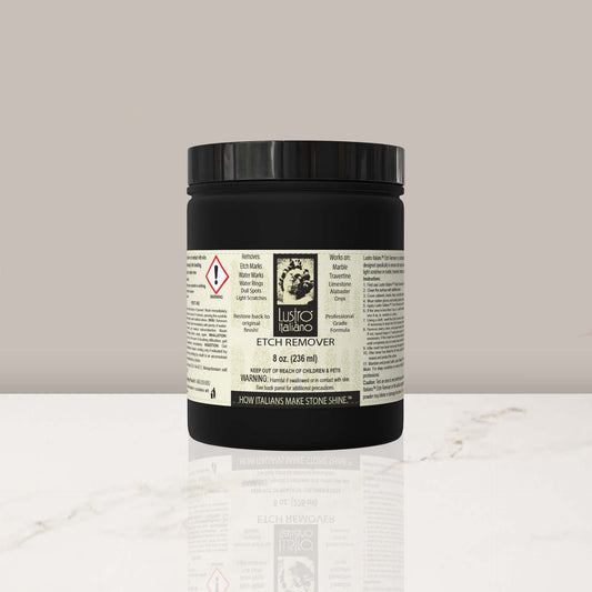 Etch & Water Mark Remover Powder (8oz) - Lustro Italiano