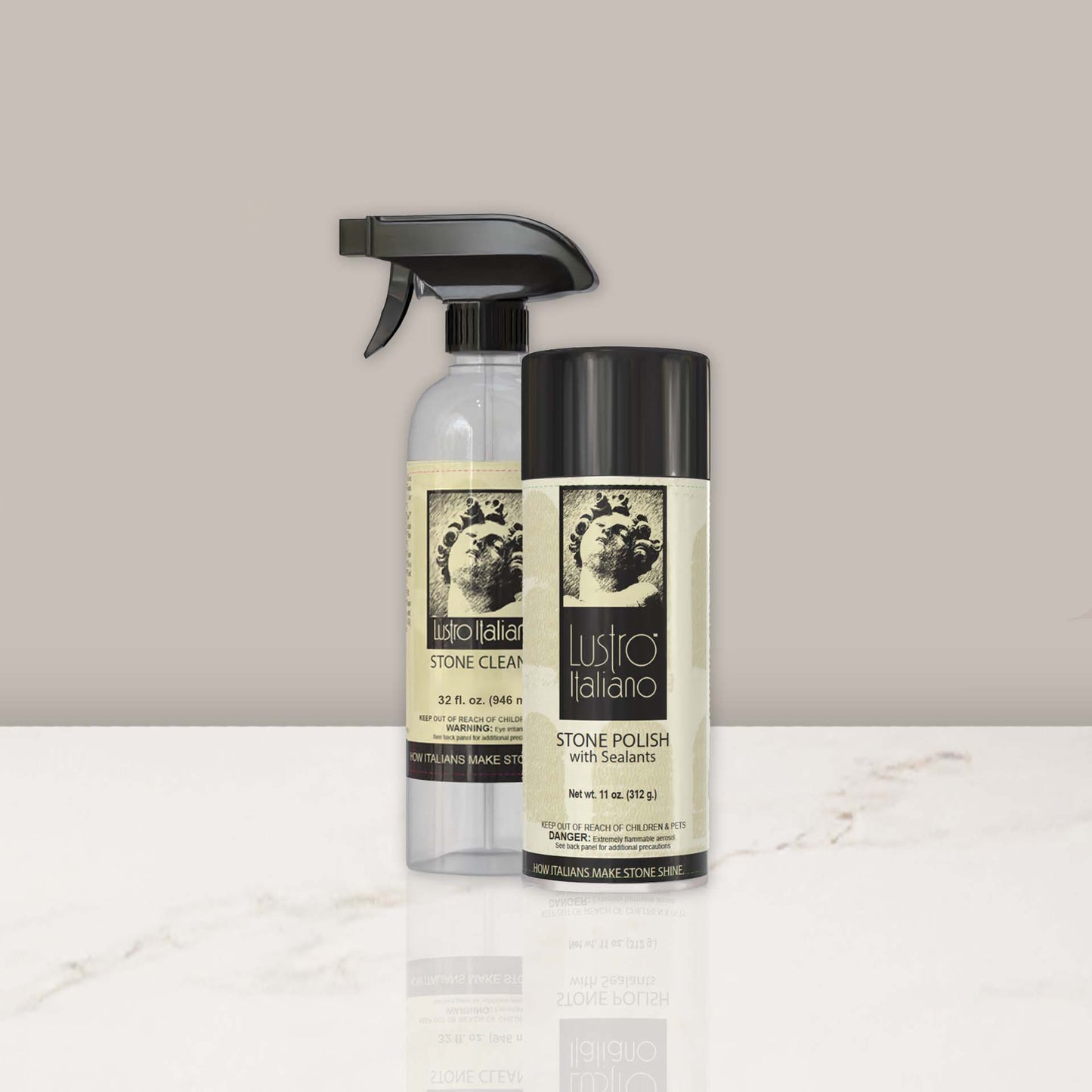 Stone Cleaner & Polish Kit - Lustro Italiano