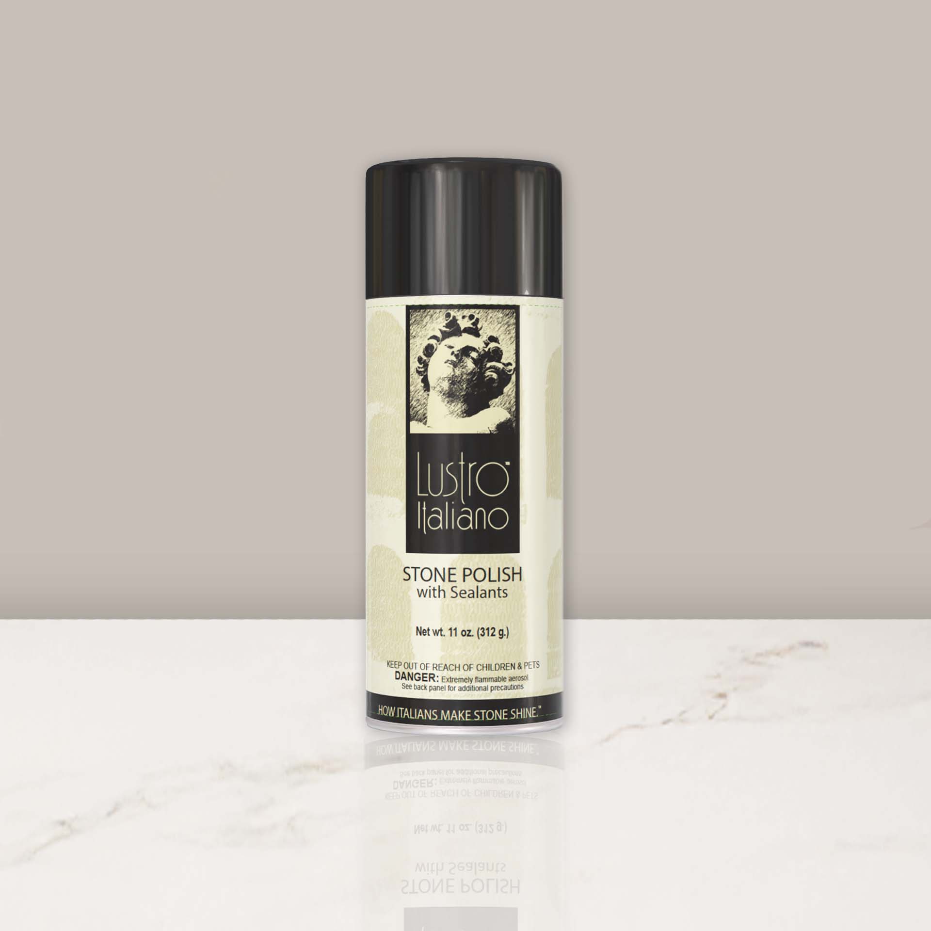 Stone Polish & Sealer Spray (11oz) - Lustro Italiano