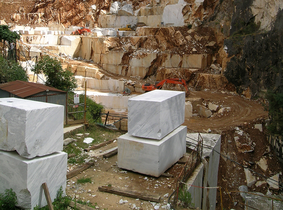 Cantera de mármol de Carrara